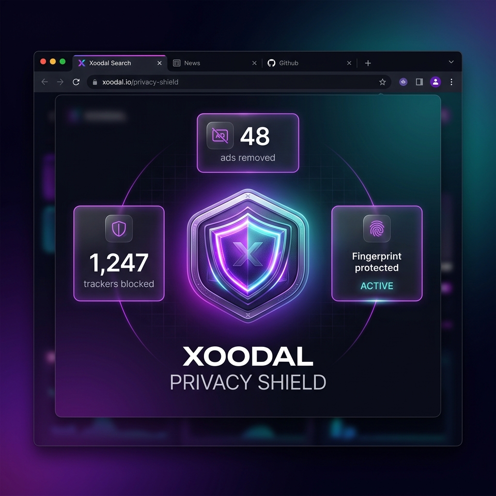 Xoodal privacy shield