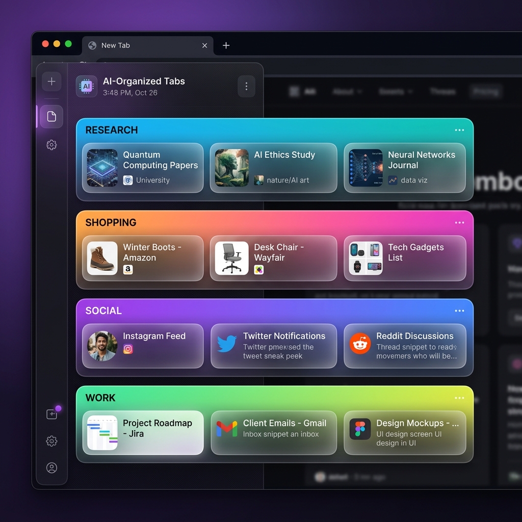 Xoodal smart tab groups